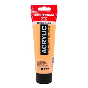 Talens Amsterdam, farba akrylowa, 120 ml, Żółty neapolitański, czerwony - Przybory szkolne - miniaturka - grafika 1