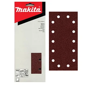Makita Papier ścierny na rzep 115 x 229 (14 otworów) ziarn. 80, 10 szt. P-43044 - Materiały ścierne - miniaturka - grafika 1