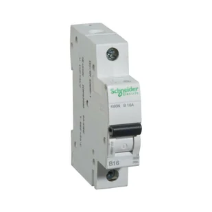 Schneider Electric Wyłącznik nadprądowy K60N 1P 16A B A9K01116 - Bezpieczniki elektryczne - miniaturka - grafika 2
