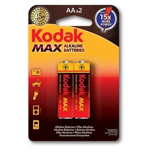 Bateria AA/LR6 1,5 V KODAK MAX 2 szt. - Baterie i akcesoria - miniaturka - grafika 1