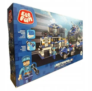 Elefun Klocki Metropolis Baza policyjna 873 elementów - Klocki - miniaturka - grafika 1