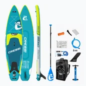 Deski SUP i akcesoria - Deska SUP Cressi Jet Cruise DC iSUP 11'2'' teal - miniaturka - grafika 1