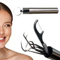 Breloki - Nić Dentystyczna Wykałaczki Do Zębów Brelok Zestaw Ze Stali Chirurgicznej - miniaturka - grafika 1