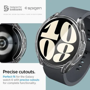 Etui SAMSUNG GALAXY WATCH 6 (40MM) Spigen Ultra Hybrid Crystal transparentne - Akcesoria do smartwatchy - miniaturka - grafika 15