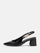 Czółenka - decollett and egrave; e scarpe con tacco donna guess flpzab paf05 zabela black - miniaturka - grafika 1
