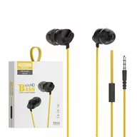 Słuchawki - Somostel SMS-CS04 czarno-żółte - miniaturka - grafika 1