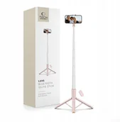 Selfie stick - TECH-PROTECT L09S BLUETOOTH SELFIE STICK TRIPOD PINK - miniaturka - grafika 1