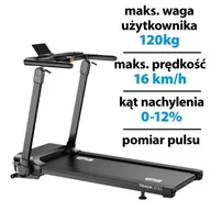 Bieżnie - Bieżnia elektryczna KETTLER Track 200 1471W 16 km/h - miniaturka - grafika 1