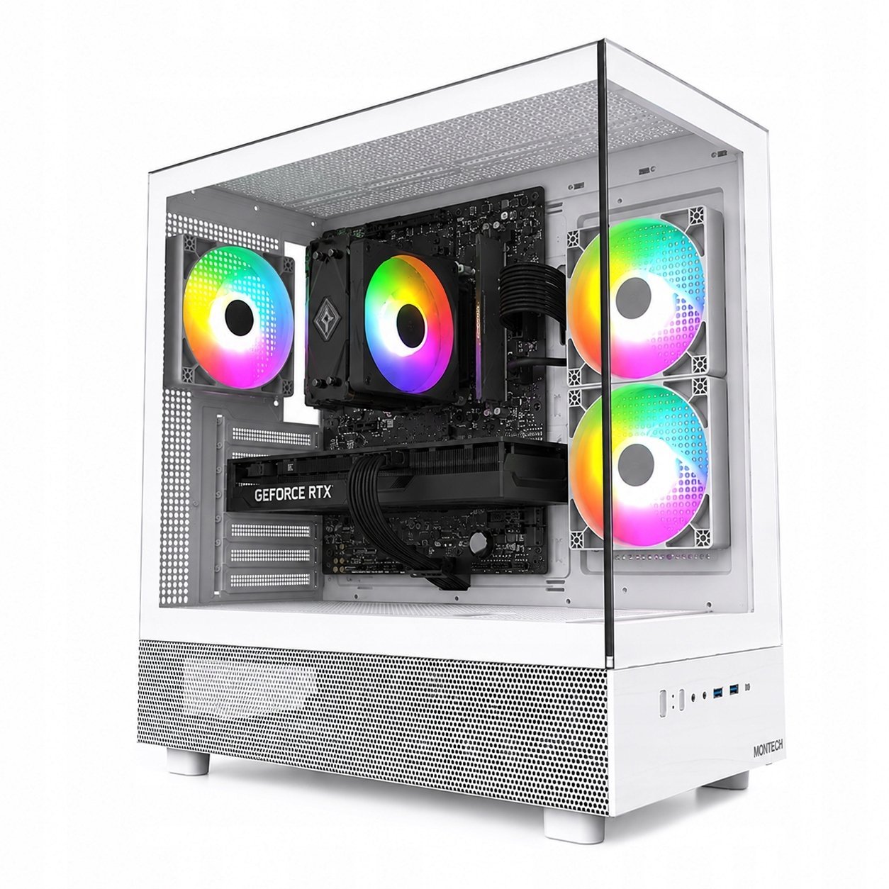 Komputer quickpc Ryzen 7 8700 /RTX 5060 /2000GB /16GB DDR5 /ARGB / WiFi