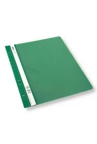 Skoroszyt A4 z perforacją ciemnozielony (20szt) - Teczki i skoroszyty - miniaturka - grafika 1