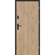 Drzwi zewnętrzne - Nawadoor Drzwi wewnętrzne wejściowe Grafen Akustic Dąb Premium 90 prawe do wewnątrz - miniaturka - grafika 1