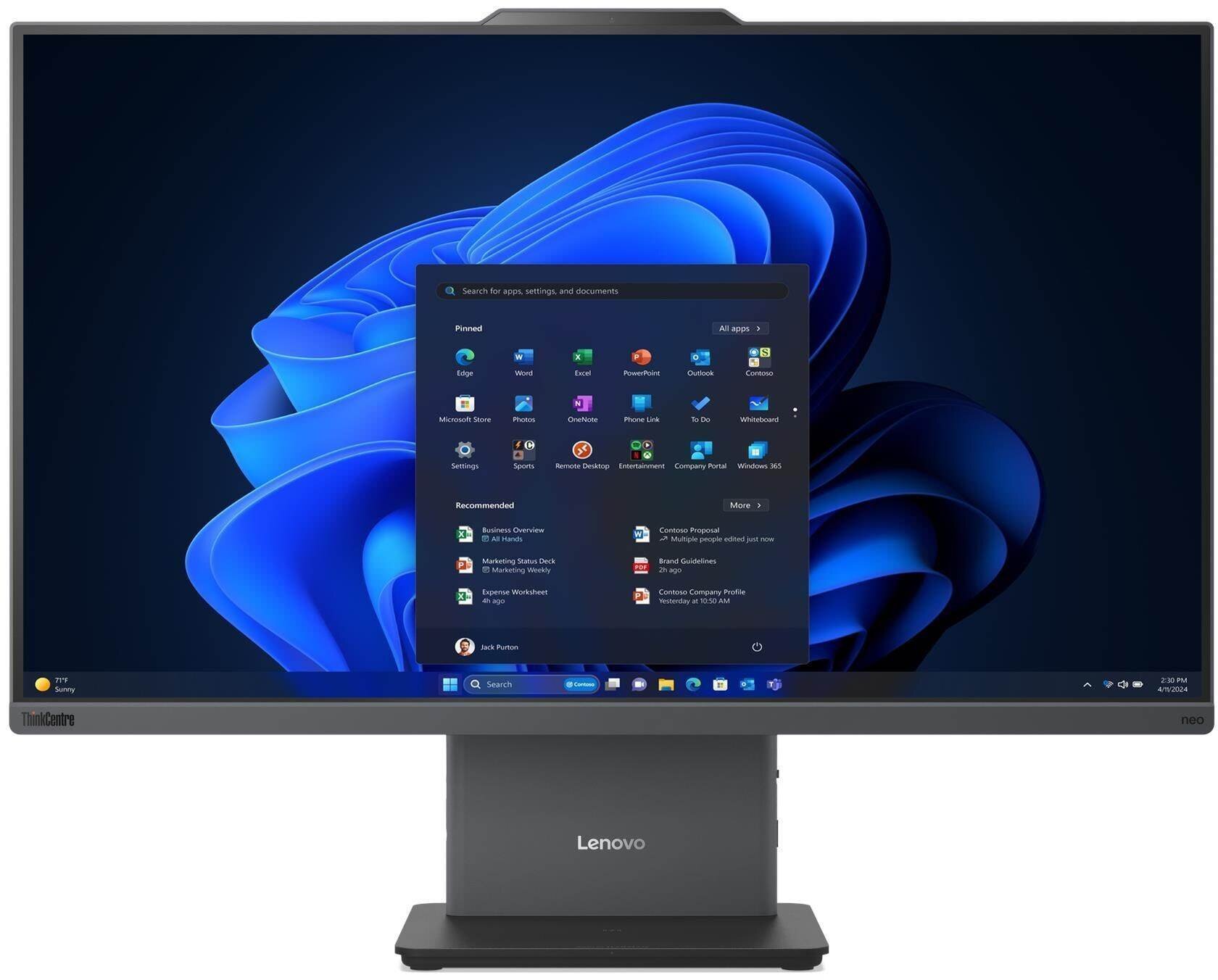 Komputer Lenovo ThinkCentre Neo 50a 27 Gen 6 Ultra 7 256V / 16 GB / 512 GB / Windows 11 Pro 13QF001VPB