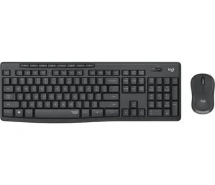 Logitech MK295 Silent Wireless Combo klawiatura Dołączona myszka Biuro RF Wireless Słowacki Grafitowy 920-009809 - Zestawy myszka + klawiatura - miniaturka - grafika 1