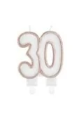 Kinder party - Świeczka jubileuszowa 30 - miniaturka - grafika 1