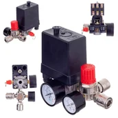 Akcesoria pneumatyczne - Wyłącznik Ciśnieniowy Kompresora 400V Presostat - miniaturka - grafika 1