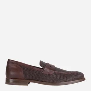 Loafersy męskie Geox U927CA09D1J 41 Bordowe (8054730376364) - Półbuty męskie - miniaturka - grafika 1