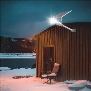 LAMPA SOLARNA ULICZNA LED 240W CZUJNIK RUCHU PILOT VOLT POLSKA - Lampy ogrodowe - miniaturka - grafika 9