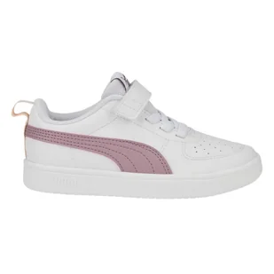 Puma Rickie trampki dziecięce biały fioletowy rozmiar 33 - Buty dla dziewczynek - miniaturka - grafika 1
