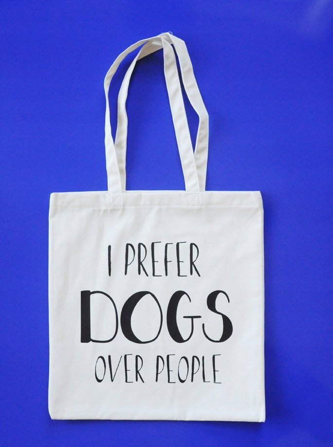 I prefer dogs over people, torba zakupowa, Sowia Aleja