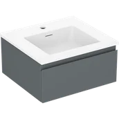 Szafki łazienkowe - Mexen Orio szafka łazienkowa 50 cm z umywalką Otis, 1 szuflada, grafit mat/biała mat - 91A10-05023-1-BF66-W18M01 - miniaturka - grafika 1