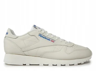Buty Męskie Reebok 100032947 Classic Leather Beżowe 45 - Buty sportowe męskie - miniaturka - grafika 1
