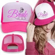 Czapki i chusty sportowe męskie - CZAPKA RÓŻOWA Daszek Na Wieczór Panieński BRIDE - miniaturka - grafika 1