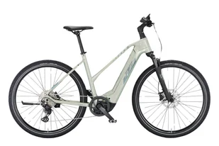 Rower elektryczny KTM Macina Cross 720 Trapeze Dew Silver - M - Rowery elektryczne - miniaturka - grafika 1