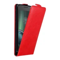 Etui i futerały do telefonów - Pokrowiec Do Motorola MOTO G4 PLAY w Etui CZERWONE JABŁKO  Flip Case Cover Obudowa Ochronny Cadorabo - miniaturka - grafika 1