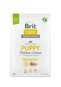 Sucha karma dla psów - Brit Care Dog Sustainable Puppy Chicken&Insects 3 kg - miniaturka - grafika 1