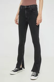 Spodnie damskie - Abercrombie & Fitch jeansy damskie high waist - grafika 1