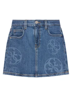 Guess Spódnica jeansowa J5YD07 D4MS0 Niebieski Regular Fit - Spódnice - miniaturka - grafika 1