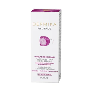 Dermika Re.Visage 50,60,70+ Wypełniający Krem wokół oczu i ust 15ml 6351091248 - Kosmetyki pod oczy - miniaturka - grafika 2