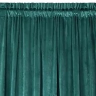 Zasłony - Eurofirany Zasłona welwetowa Rosa na taśmie 140x300 Turkusowa ex-z-rosa-c.tur-140x300-t - miniaturka - grafika 1