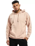 Bluzy męskie - Urban Classics Męska bluza z kapturem oversize, Różowy (Lightrose), S - miniaturka - grafika 1