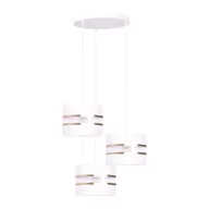 Lampy sufitowe - Victoria lampa wisząca 3xE27 biała K-5212 - miniaturka - grafika 1