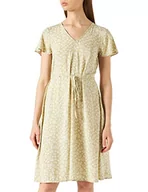 Sukienki - TOM TAILOR Damski Sukienka z nadrukiem na całej powierzchni 1031359, 29550 - Green Offwhite Leaf Design, 42 - miniaturka - grafika 1