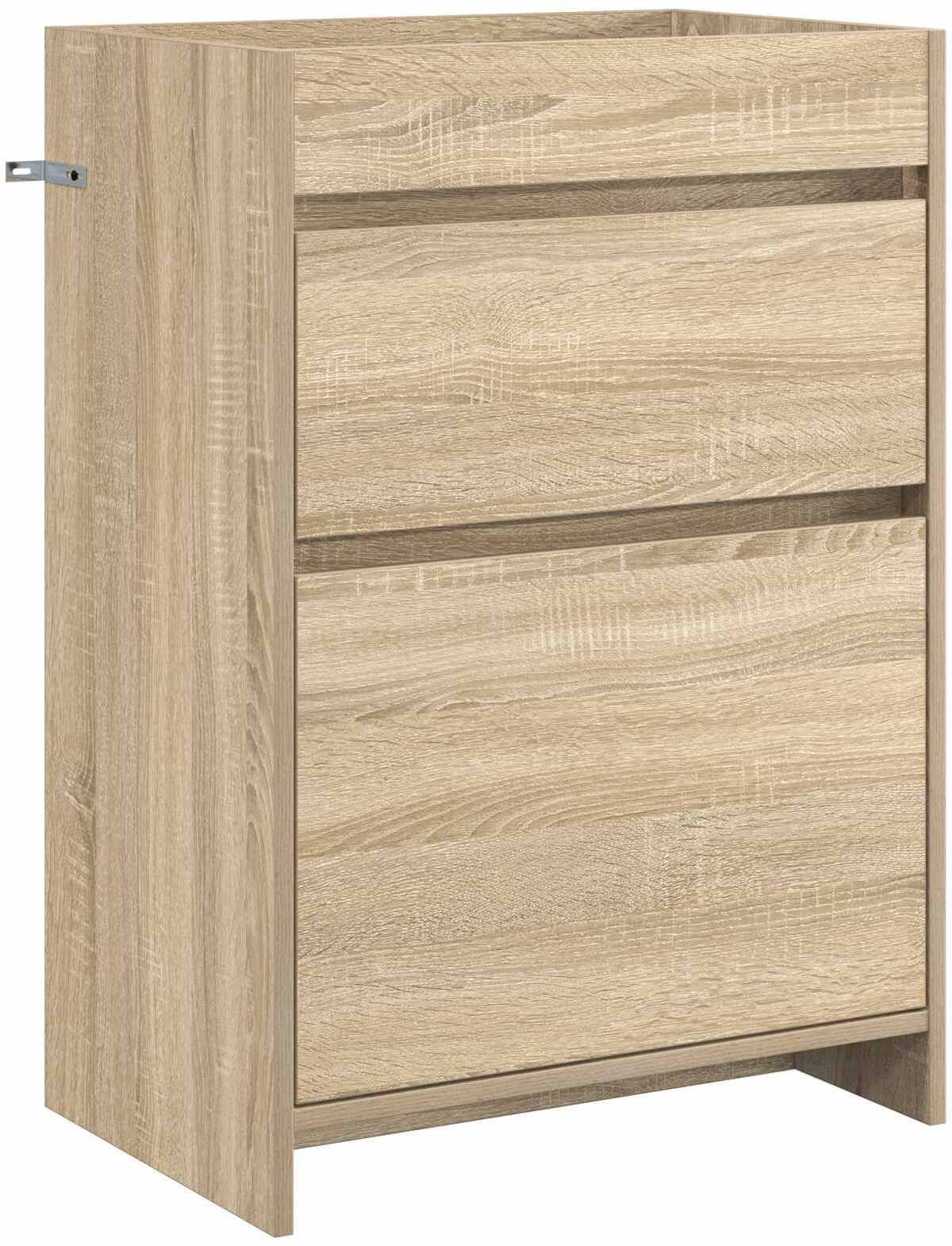 vidaXL vidaXL Szafka pod zlewem w łazience dąb Sonoma 56 x 37,5 x 81 cm