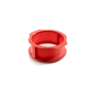Lekue Tortownica DUO z talerzem, czerwona 15 cm 2412515R01M017 - Pozostałe akcesoria kuchenne - miniaturka - grafika 1