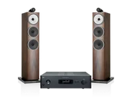 Zestawy stereo - NAD C399 (czarny) + 703 S3 (mokka) - miniaturka - grafika 1