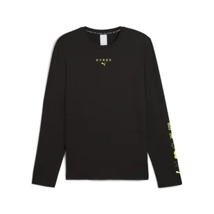 Męska koszulka z długim rękawem PUMA x HYROX CLOUDSPUN PUMA Black - Koszulki sportowe męskie - miniaturka - grafika 1