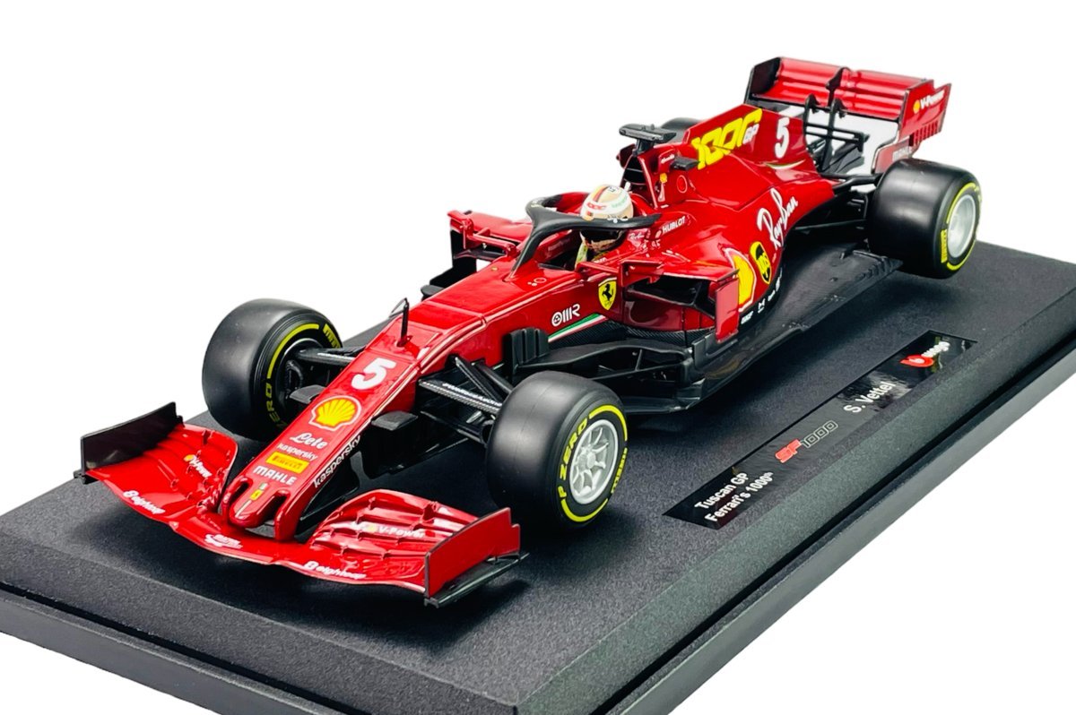 BBURAGO FERRARI RACING F1 SF1000 #5 SEBASTIAN VETTEL 1:18 16808