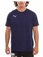 Koszulki męskie - Puma Koszulka Męska Bawełniana T-shirt Bawełna Teamgoal Roz.l - miniaturka - grafika 1