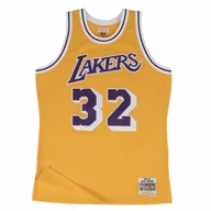 Koszykówka - Mitchell & Ness, T-shirt męski, NBA Los Angeles Lakers Magic Johnson Swingman, rozmiar XL - miniaturka - grafika 1