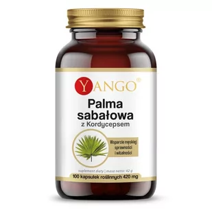 Yango, Palma sabałowa z kordycepsem, 100 kaps. - Suplementy naturalne - miniaturka - grafika 1