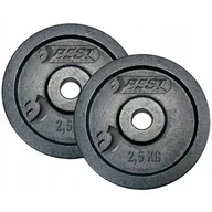 Hantle i ciężarki - Obciążenia BEST SPORTING 614027 (2 x 2.5 kg) - miniaturka - grafika 1