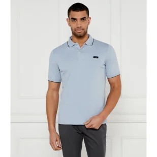 Calvin Klein Polo Slim Fit stretch pique - Koszule męskie - miniaturka - grafika 1