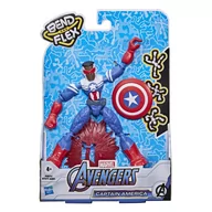 Figurki dla dzieci - Avengers Marvel Marvel Bend And Flex figurka zabawka, 15 cm elastyczna figurka superbohatera, zawiera akcesoria, dla dzieci w wieku od 4 lat F0971 - miniaturka - grafika 1
