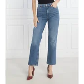 Spodnie damskie - BOSS BLACK Jeansy ADA STR HR 1.1 | Straight fit - miniaturka - grafika 1