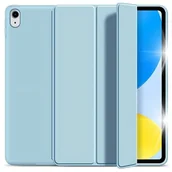 Etui do tabletów - SKŁADANE CASE ETUI OBUDOWA POKROWIEC DO IPAD 10.9 2022 10-GEN NIEBIESKIE - miniaturka - grafika 1