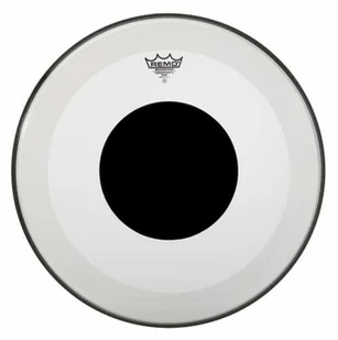 Remo Naciągi Powerstroke 3 Przezroczysty Black Dot 24 P3-1324-10 - Akcesoria do perkusji - miniaturka - grafika 1